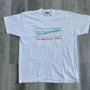1990s Vintage Mississippi T Shirt XXL
